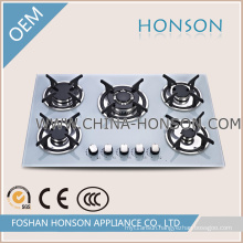 Professional Factory Tempered Glass Gas Hob Gas Cooker